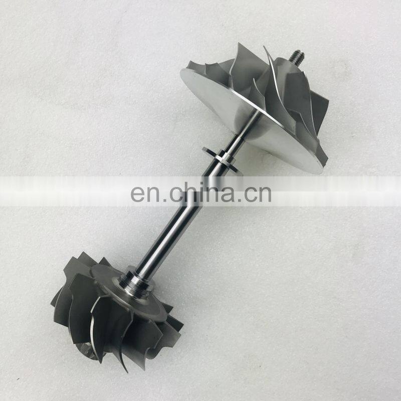 ISX engine turbocharger cartridge spare parts 3768264 2843888 HE551V turbo shaft with compressor wheel