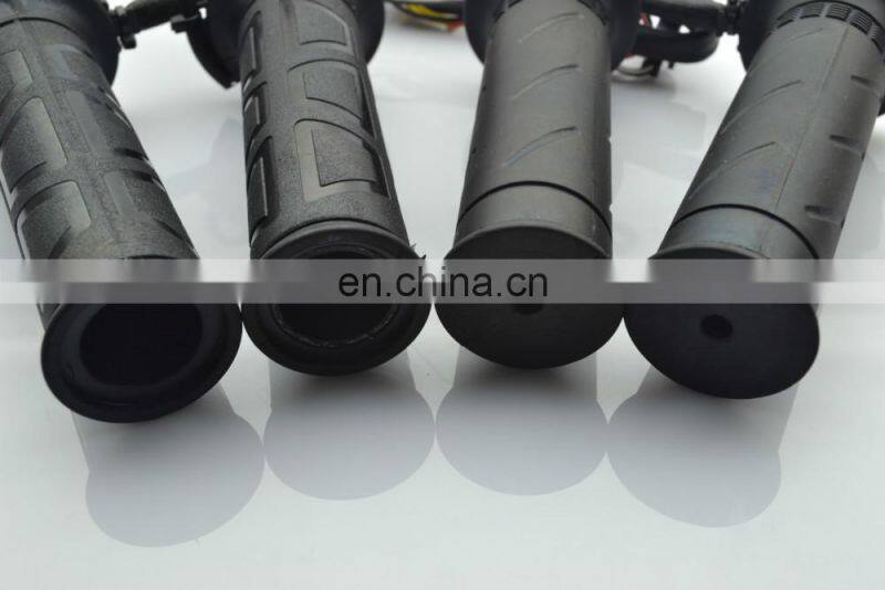 135mm * 22mm motorcycle heated handle grip open type can be install balance iron. 4 grad heat adjustable