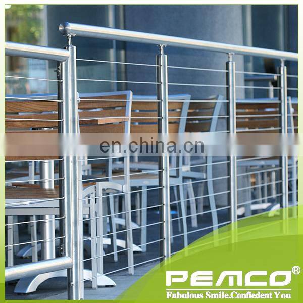 Stainless steel stair railing balustrades handrails