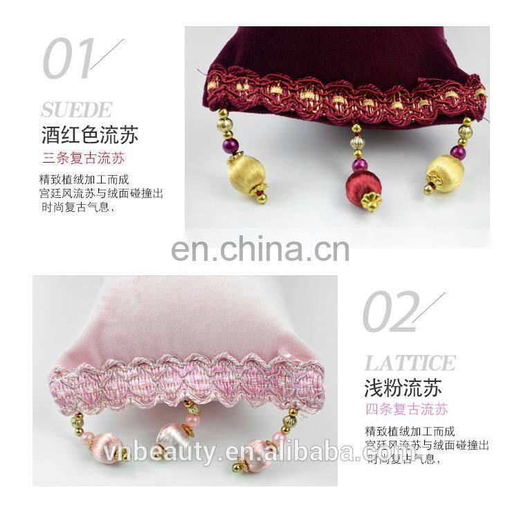 New Retro Tassel Nail Art Cushion Pillow Hand Holder Nail Arm Rest Manicure Tool