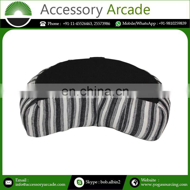 100% Cotton Canvas Half Moon Shape Yoga Massage Cushion Buy From Lead Supplier