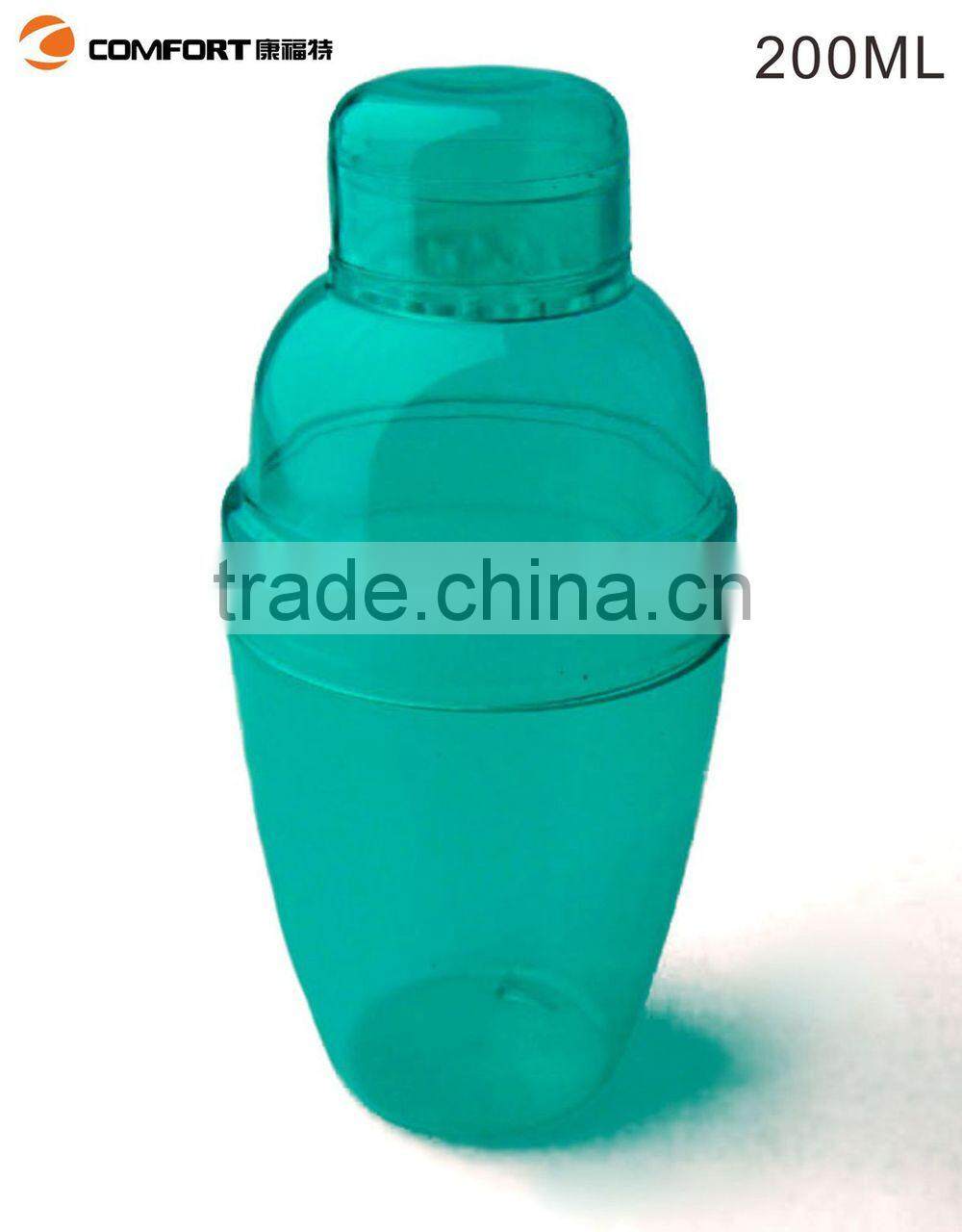 bar and panty clear portable shaker with lid