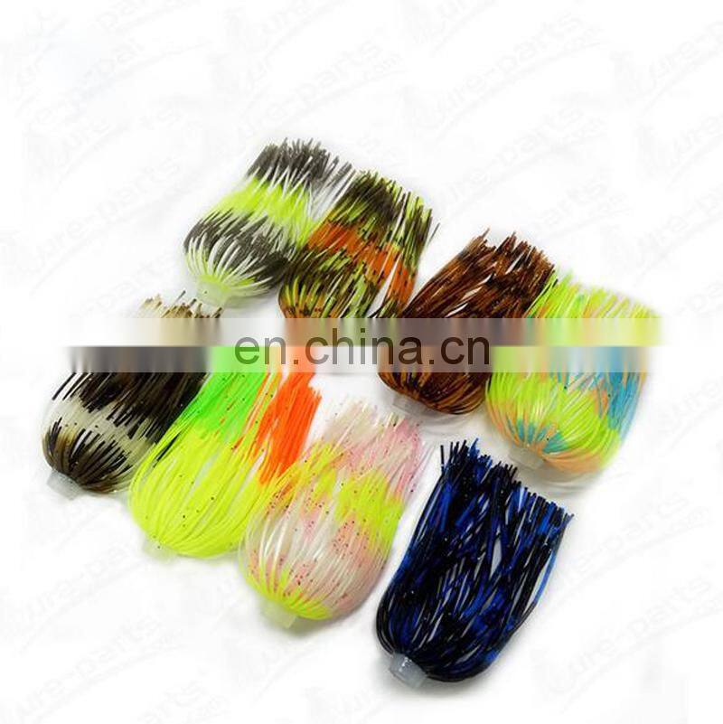 2.5 Inches Fishing Lure Parts Rubber Skirts Fishing Bait Skirts