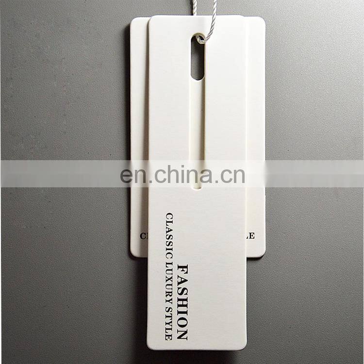 Hot Selling 250g Art Paper Die-cut Custom Printed High Quality Clothing HangTag With Your Logo