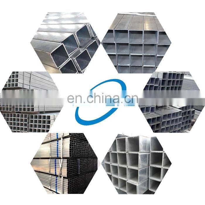 galvanize pipe SHS/RHS galvanized steel hollow pipe GI steel tube