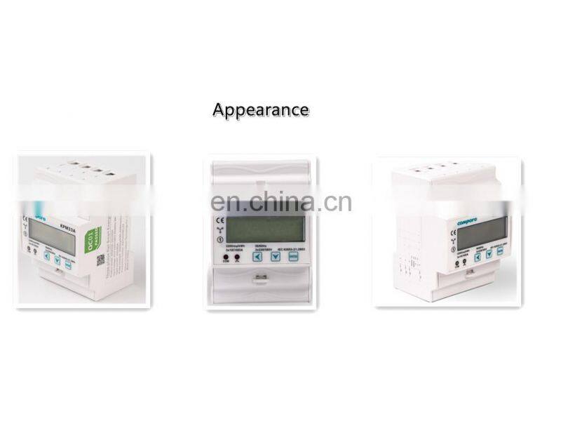 New model three phase DIN 35mm  rail mounted smart wifi communication power meter KPM33A