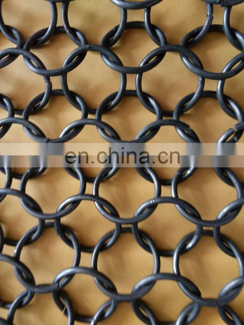 Stainless Steel Decorative Metal Chain Braid Ring Mesh
