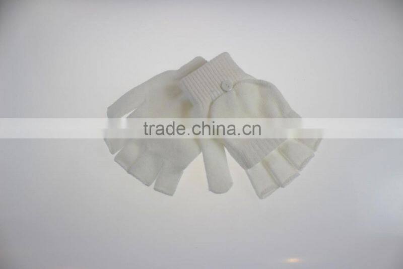 wholesale daily life usage warm soft fingerless hand gloves