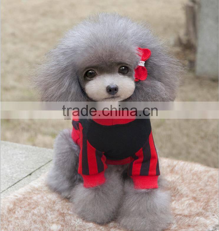2016 new model yellow red S/M/L/XL/XXL size pet costumes for dog