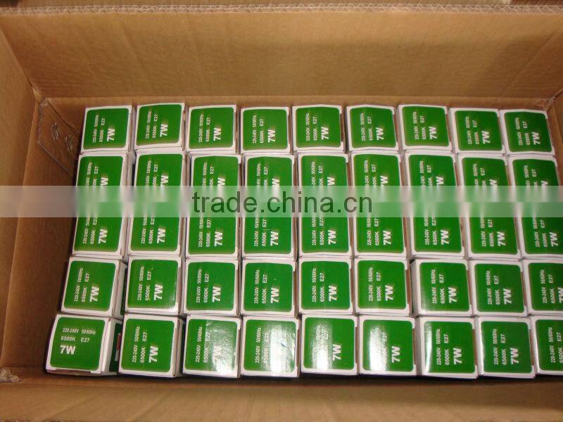 Half spiral energy saving bulb warm white cool white