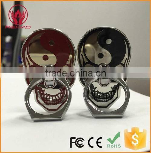 Metal Stainless Steel Skull Ring Holder Stand for iPhone 7, 6, 6s, 6s Plus, Samsung Note 5, Note 4, S5
