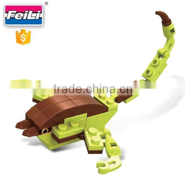 Cogo blocks 3 in1 dinosaure construction bricks with 59pcs creative bricks toys blocks