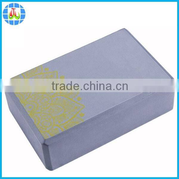 popular design best selling printed yoga block with high density