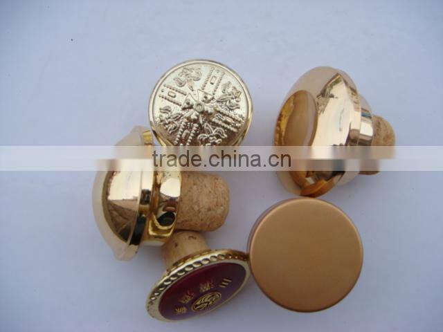 Golden cork stopper