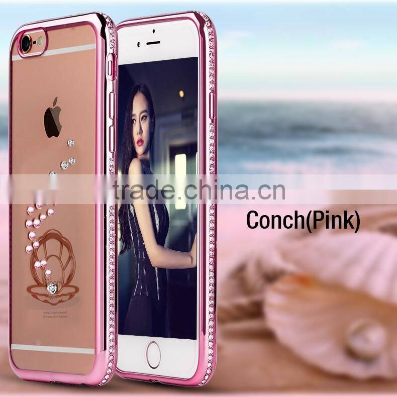 2016 new products ultra thin stylish tpu shinning glitter cell phone case cover for iphone 6/6s