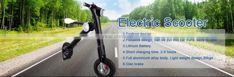 2016 2 wheel best electric scooter for adults for sale with Lithium Battery Aluminum CE/FCC/DOT Certified electric bicycle