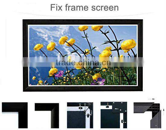 3D curved Fixed Frame Screen Projection screen