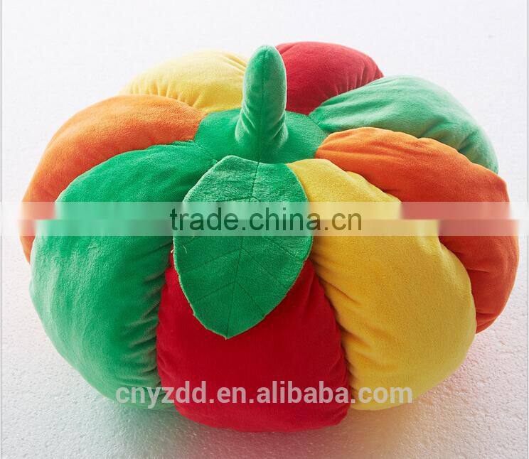 Stuffed Diameter 30 cm Pumpkin/Plush Colorful Pumpkin Toy/Soft Stuffed Vegetable Toy Pumpkin