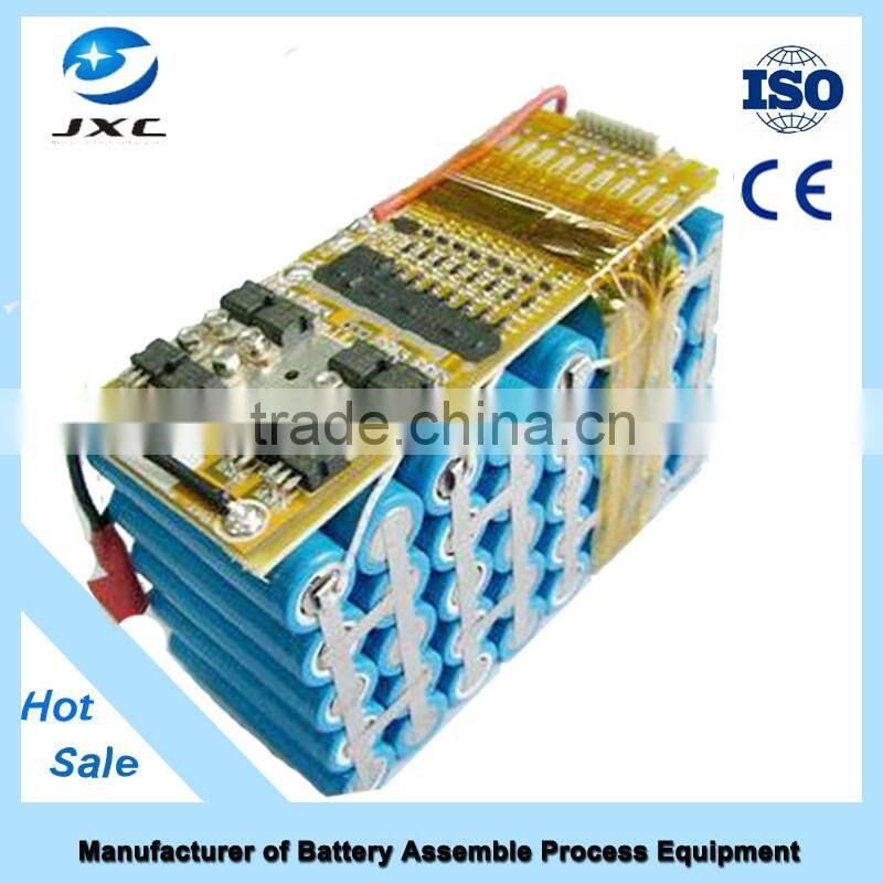 Semi-Automatic Spiral Cylindrical Battery Pack Battery Making Process Spot Dot Point Welding Welder Machine