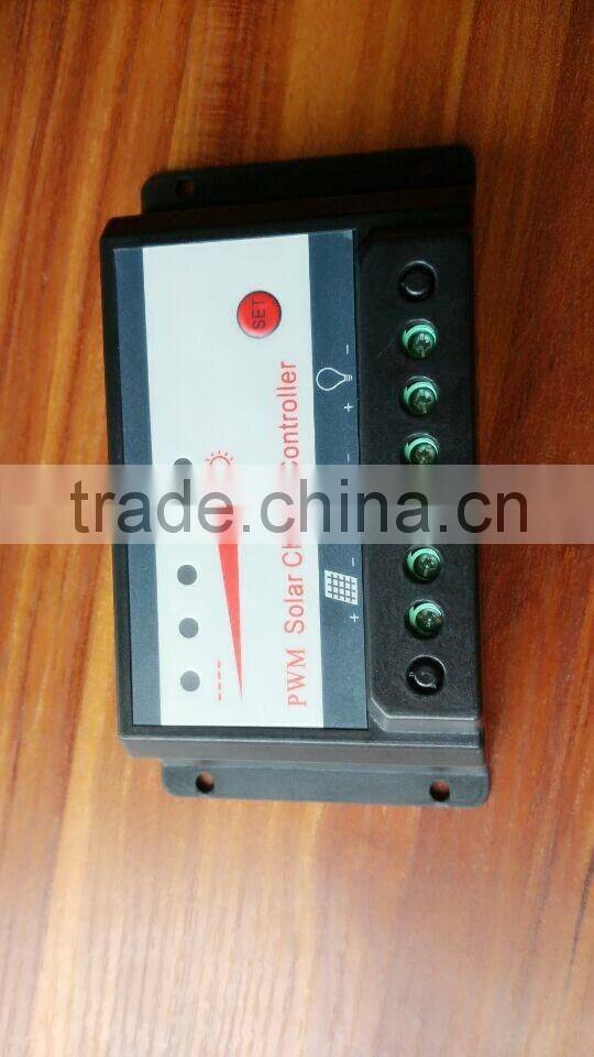 Factory supplier 12V/24V solar charger controller, pwm solar charge controller manual, 5A/10A price solar charge controller