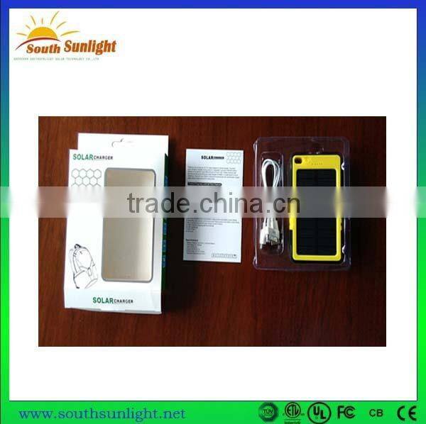 8000mah solar charger powerbank super capacity made in china