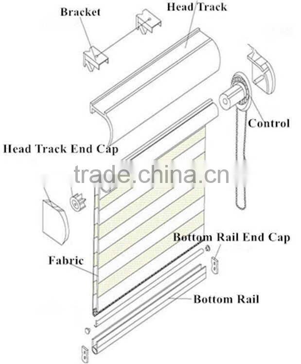 2016Most Popular manual Roller Blinds roller blind fabric for living room