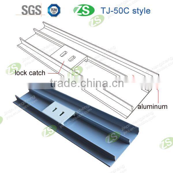 50mm decorative gola brushed aluminum skirting board cover