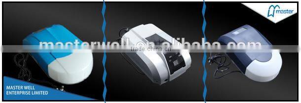 Battery operated garage door motor / garage door opener