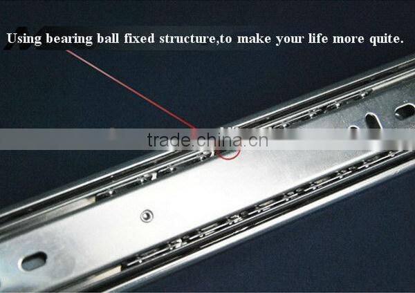 3 fold 45mm ball bearing drawer slide