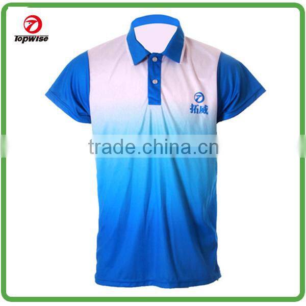 turn around collar sublimation golf polo shirt