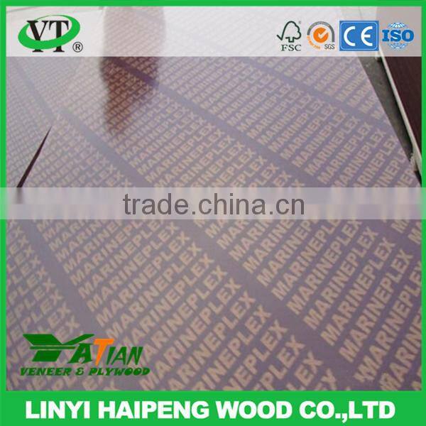 best quality Peru Film Faced Plywood / Lima Film Faced Plywood