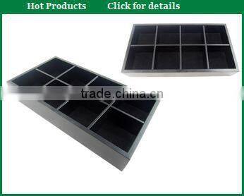 Hot Popular Handcrafted Blue Wooden Tea Box,Wooden Tea Case