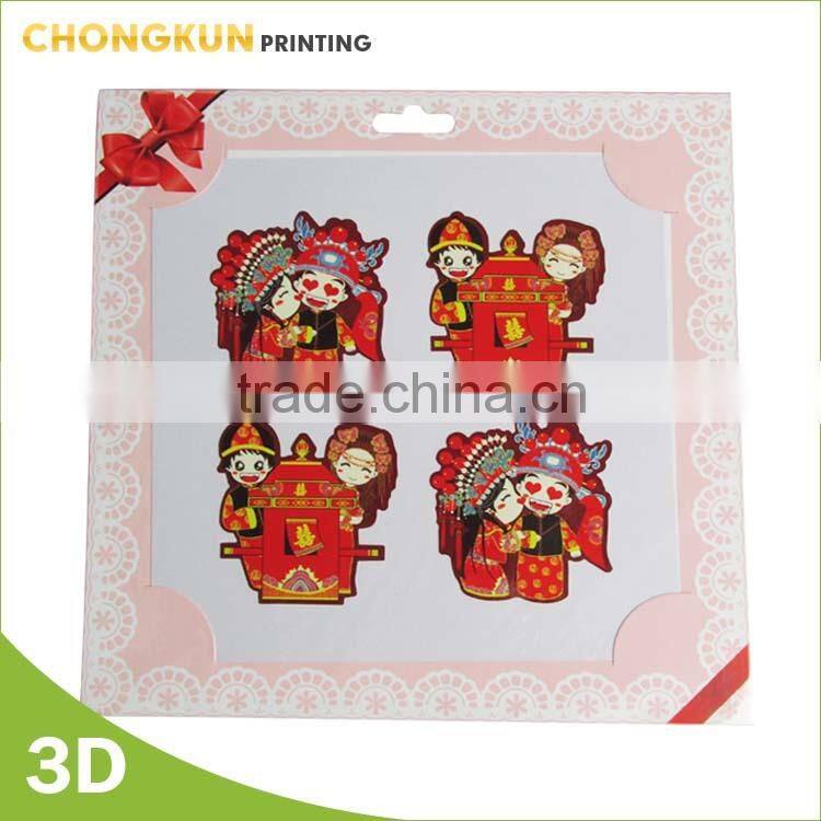 Colorful PVC wall stickers die cut stickers vinyl wall sticker