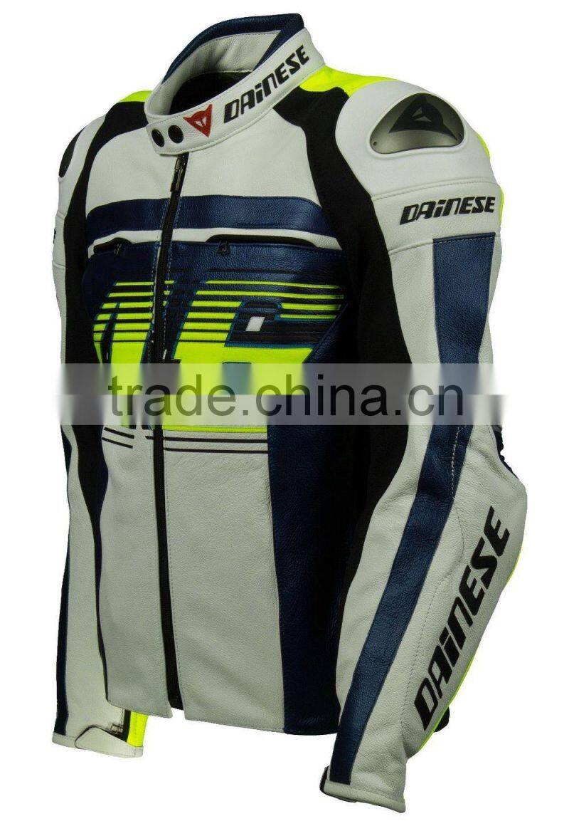Men Motorbike Leather Jacket/Motorcycle Biker Jacket For Men/Racing wear