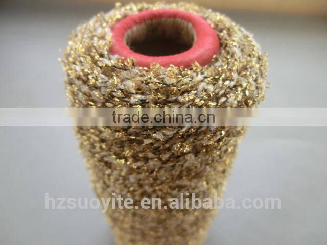 Fashion new metal loop boucle yarn HQQ023