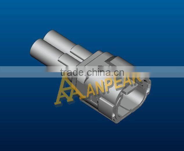 2 pin waterproof plastic electronic wire to wire connector