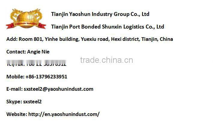 YaoShun galvanized steel pipe , building steel hollow section for steel fence posts