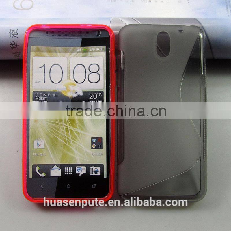 Hot sell !!Newest For HTC desire 610t TPU S Line Gel soft case