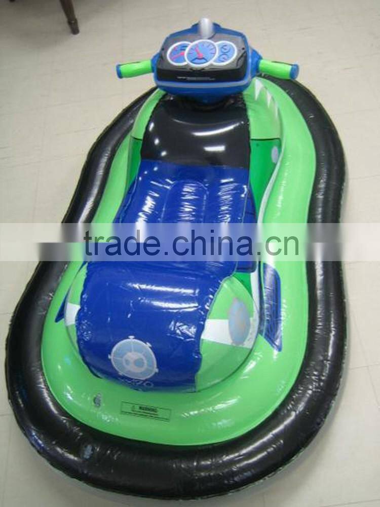 Hot sale children motorcycle float inflatable water rider float