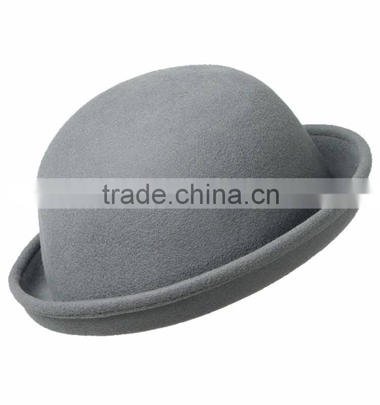 Family Wool Felt Bowler Hat Wholesale Hats For Women