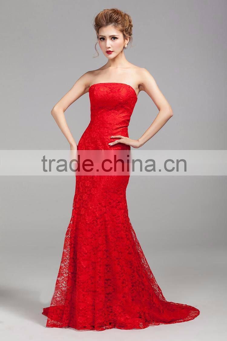 Women's Sweet Red Off The Shoulder Dress