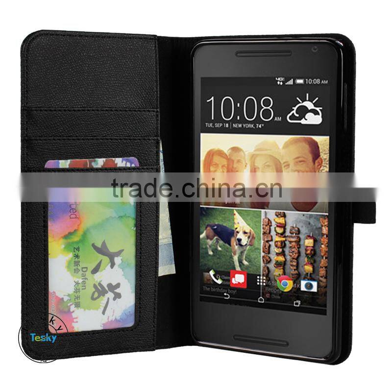 Case For HTC Desire 612 Case, Leather Wallet Flip Cover Case For HTC Desire 612, Hot Selling