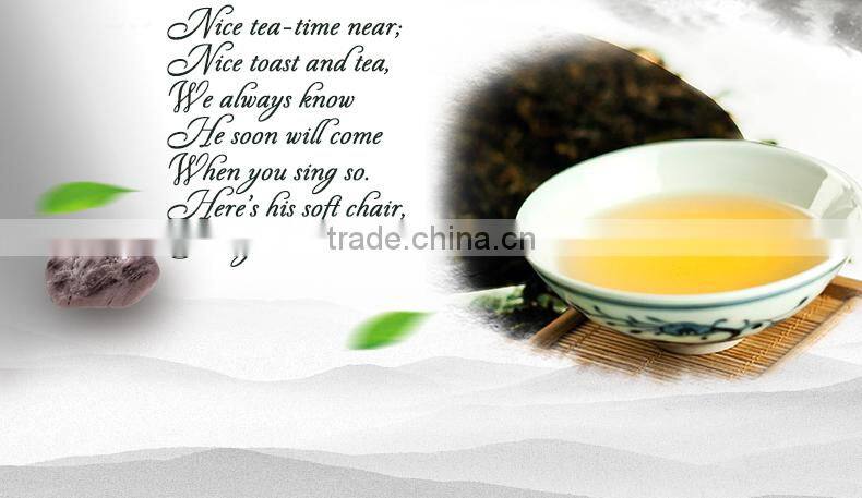 Mellow taste compressed raw puer tea cake gift set