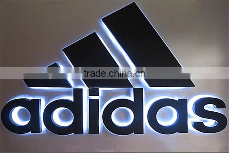 fashion brightness Galvanized crystal backlit words in led lights