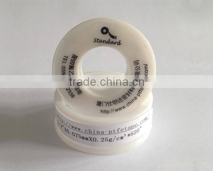 12mm durable Teflon tape for oil & gas pipe P.T.F.E. tape for sanitary fittings