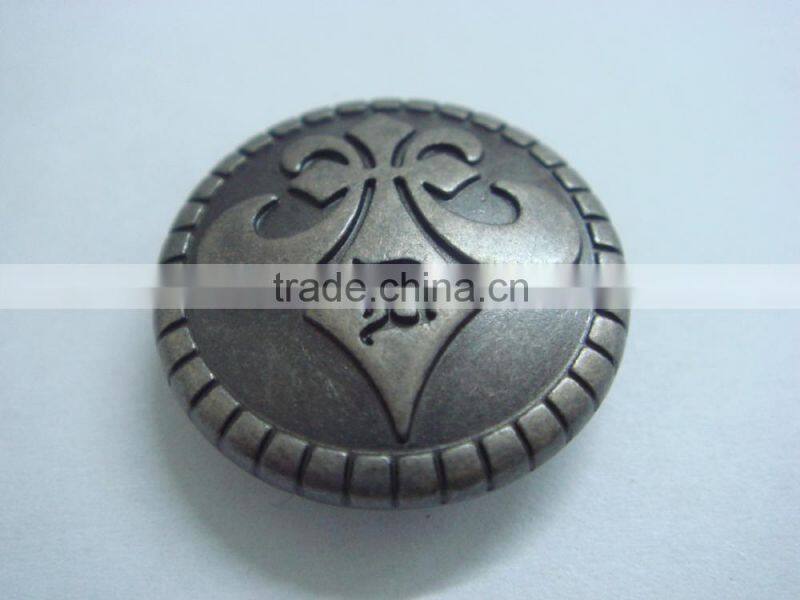 21mm metal customer snap coverable apparel button