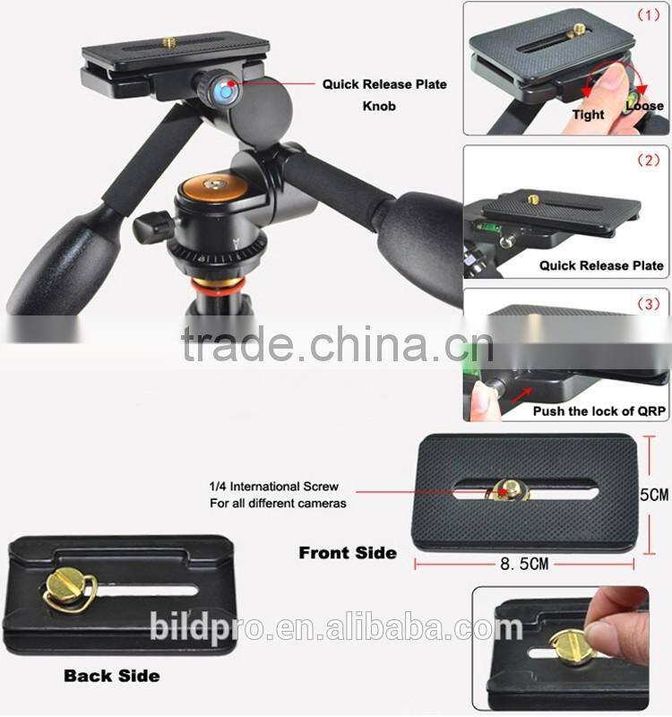 Camera Tripod Head Aluminum Hydraulic Pan Head Photography