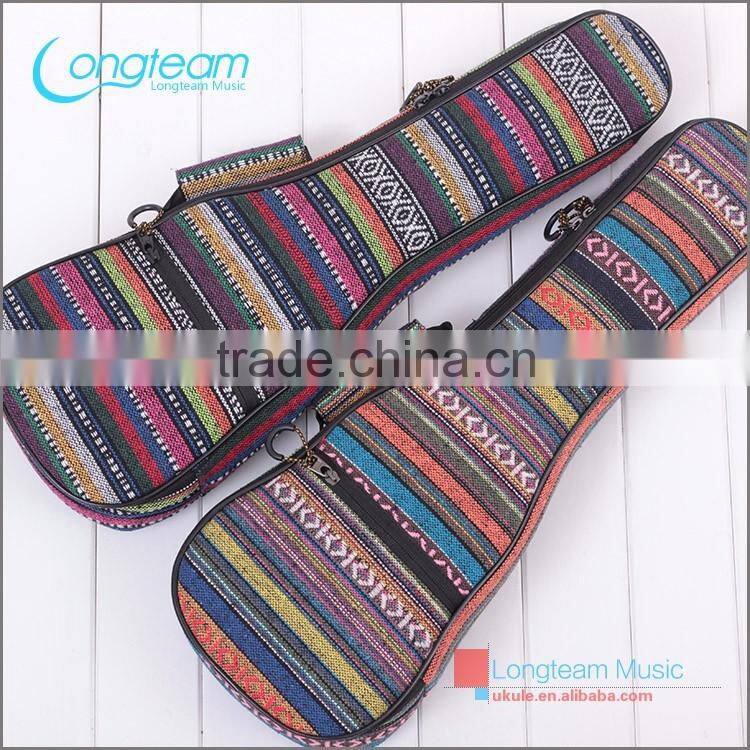 professional ukulele bags,soft cotton,national flavor 4 strings guitar bag
