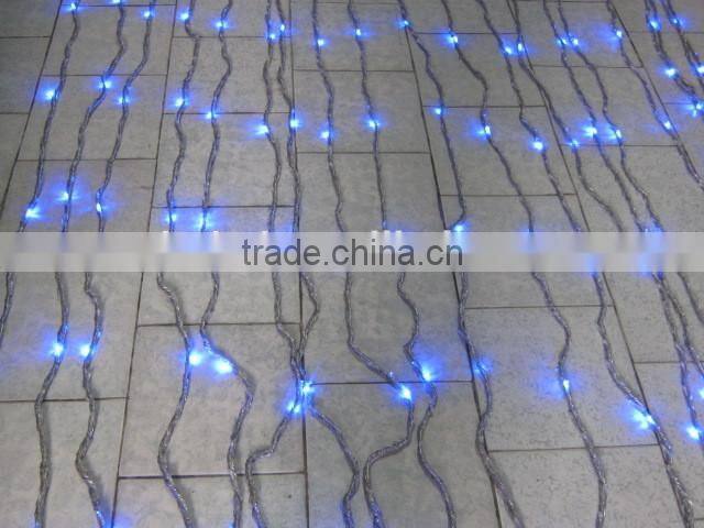 1 year warranty 220V blue outdoor waterfall led light