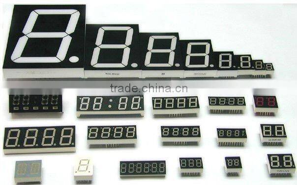 one digit red digit 7 segment led display for indicator